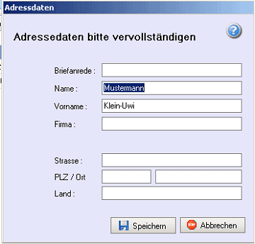 Adressdaten