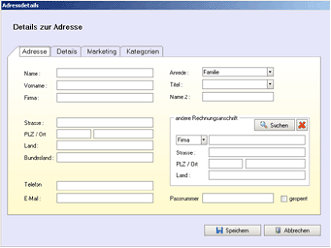 Adressdetails