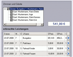 Zimmer und Gäste --> Personen